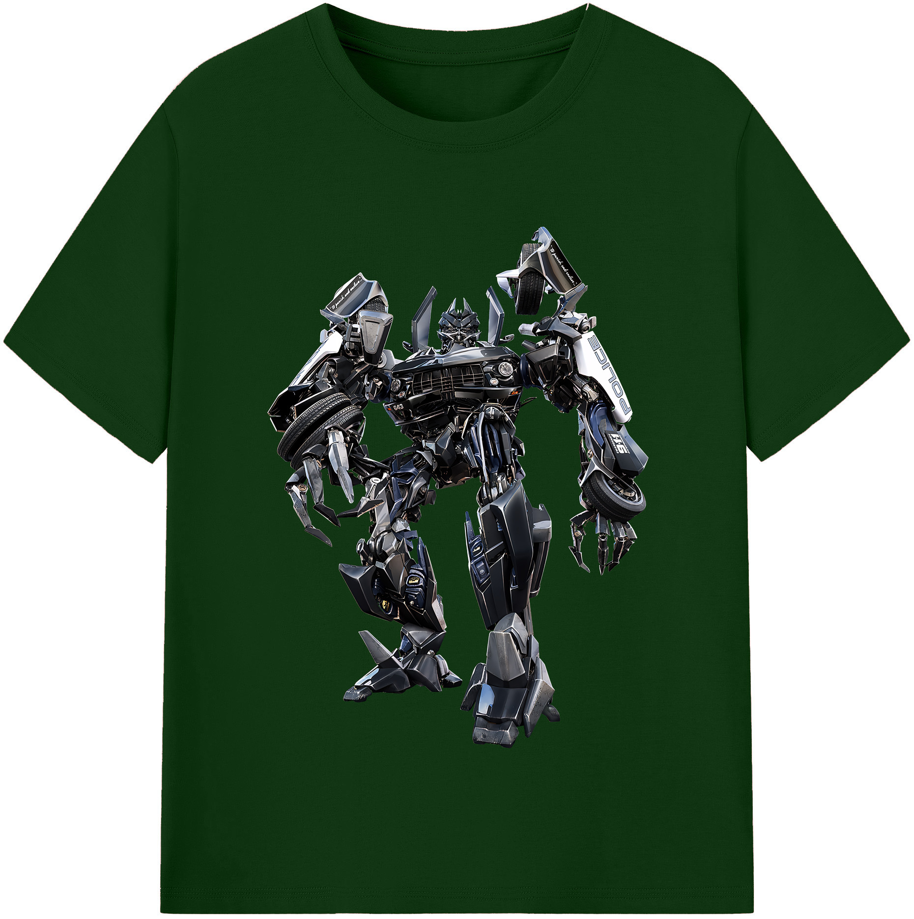 （画像用） Transformers トランスフォーマー 綿100％半袖Tシャツ（フロントプリント）